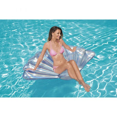 bestway float n fashion iridescent shell lounge