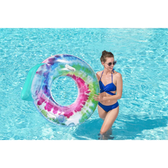 bestway tie dye swim tube