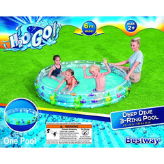 bestway deep dive 3 ring pool