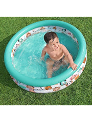 PISCINA PER BAMBINI AMICI DEL SAFARI A 3 ANELLI