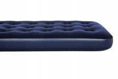 AIRBED PVC BLU FLOCCATO SINGOLO 185x76x22cm