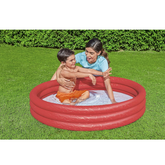 PISCINA TINTA UNITA 3 ANELLI 102x25cm ROSSA