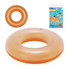 CIAMBELLA ARANCIONE TRASPARENTE 76cm