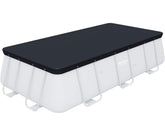COPRI PISCINA RETTANGOLARE NERO 396x185cm