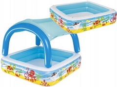 PISCINA GONFIABILE CAOPY PLAY POOL 140x140x114cm
