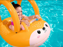 bestway friendly fox shaded baby boat