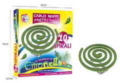 CARLO NAPPI PROTECTION SPIRALI CITRONELLA 10pz