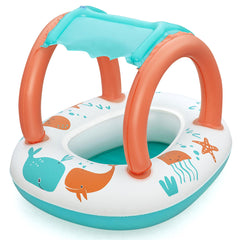 comfort plush shaded baby boat