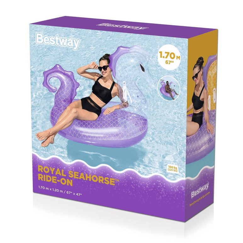 bestway royal seahorse ride on