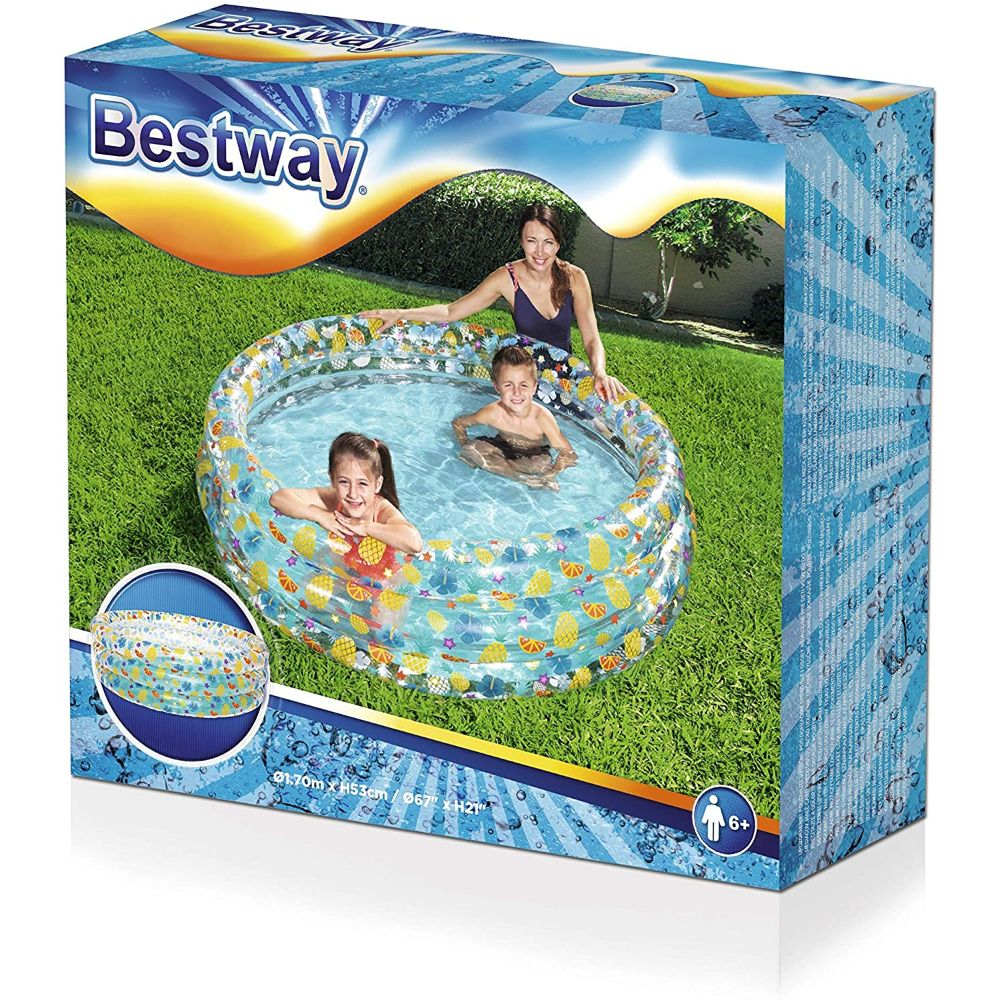 bestway tropical play pool