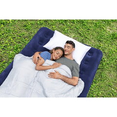 AIRBED PVC BLU FLOTTATO MATRIMONIALE 203x183x22cm