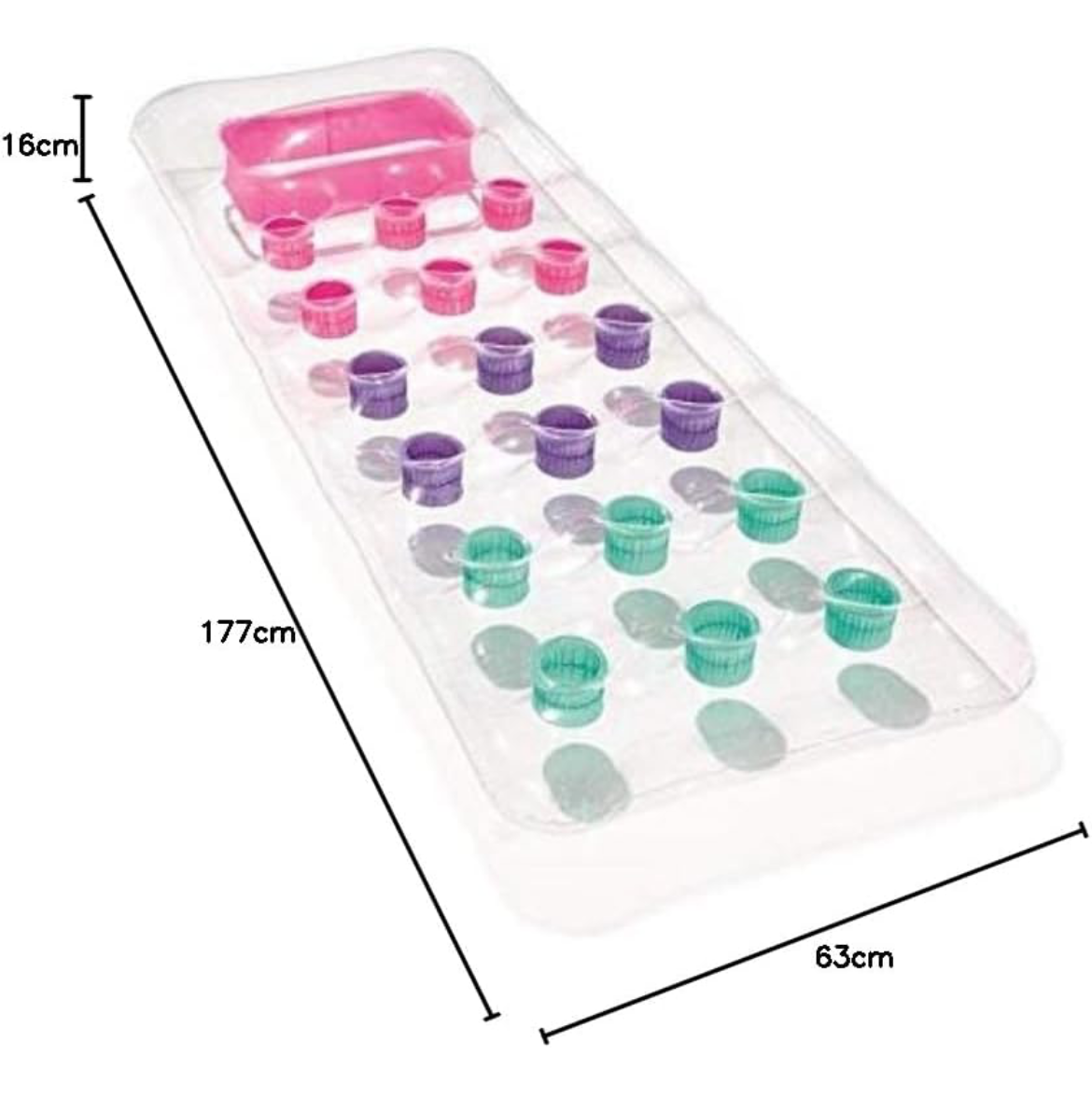 LETTINO MARE TRASPARENTE 17763x16cm