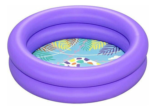 PISCINA BABY 2 ANELLI 61x15cm VIOLA