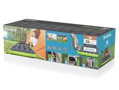 AIRBED PVC BICOLOR FLOCCATO SINGOLO 188x99x22cm