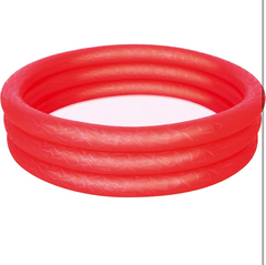 PISCINA TINTA UNITA 3 ANELLI 102x25cm ROSSA