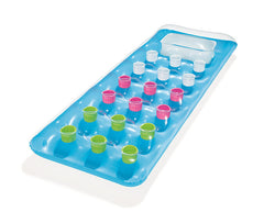 MATERASSINO TINTA UNITA 18 FORI 188x71cm AZZURRO