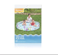 PISCINA DEEP DIVE 152x30cm MOTIVO MARINO