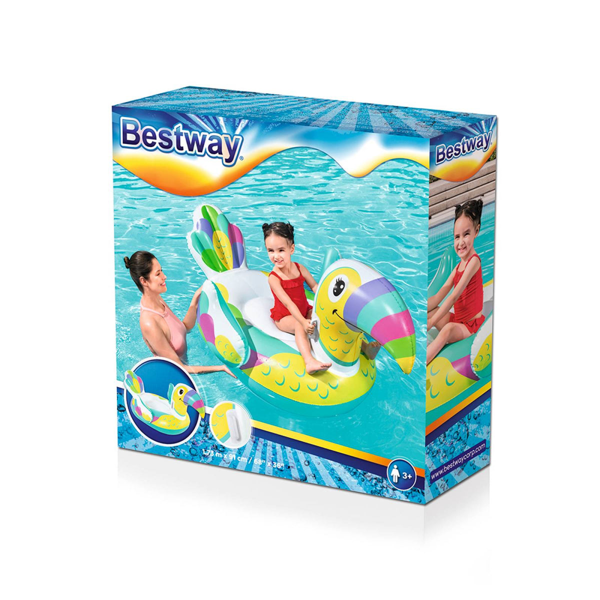 GONFIABILE TUCANO RIDE-ON 1.73x91cm