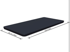 COPRI PISCINA RETTANGOLARE NERO 396x185cm