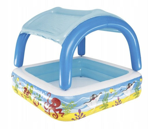 PISCINA GONFIABILE CAOPY PLAY POOL 140x140x114cm