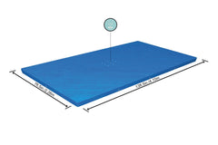 COPRI PISCINA RETTANGOLARE AZZURRO 400x211cm