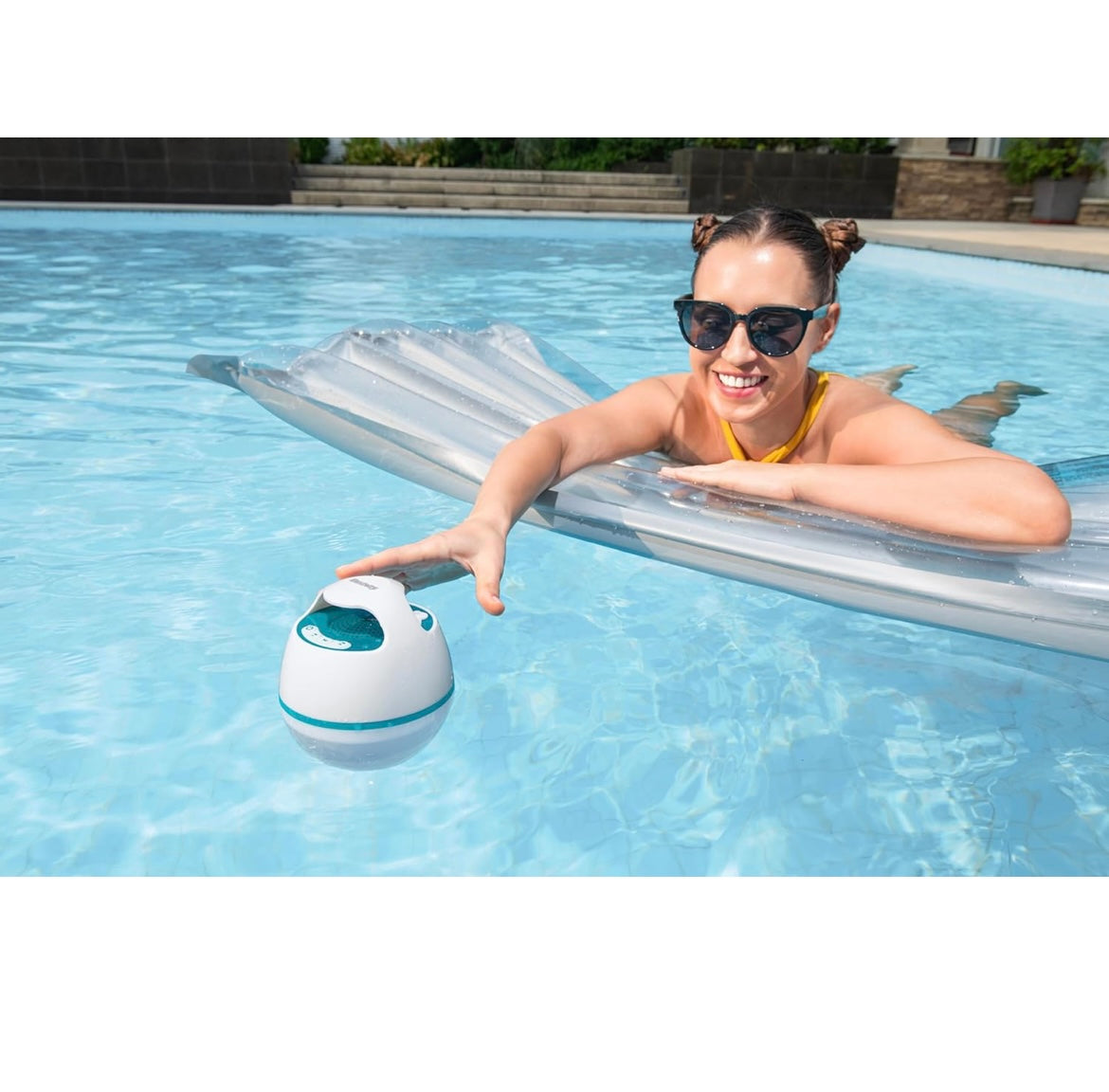 CASSA ACUSTICA GALLEGGIANTE CON LUCI LED 3 COLORI E BLUETOOTH