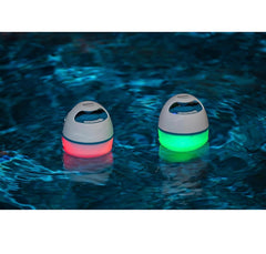 CASSA ACUSTICA GALLEGGIANTE CON LUCI LED 3 COLORI E BLUETOOTH