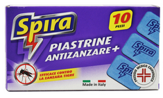 SPIRA PIASTRINA ANTIZANZARE+ 10pz